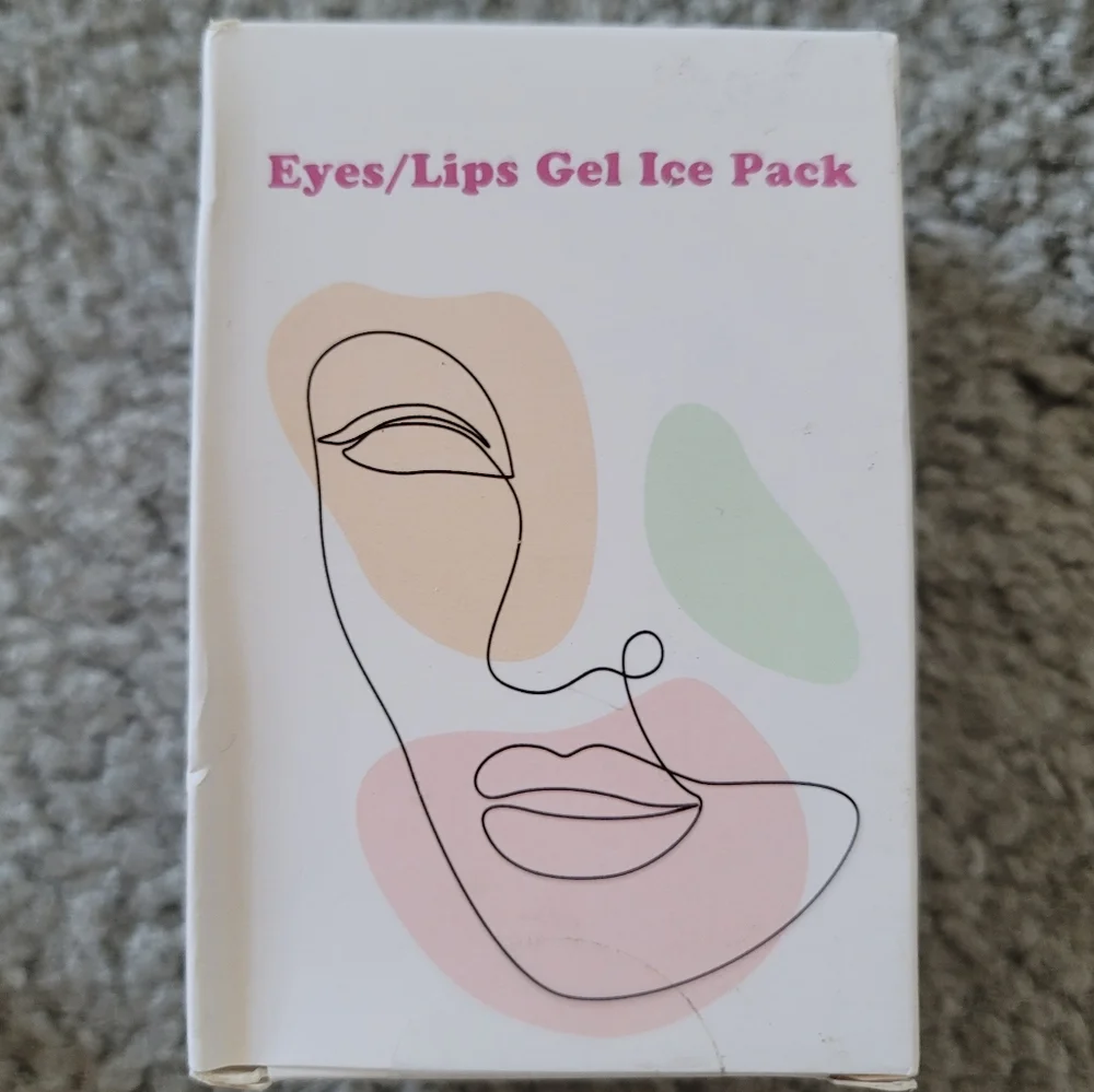 Hot Cold Gel Ice Packs Face Eye Lip Cooling Gel Facial Mask Pain Relief Reusable